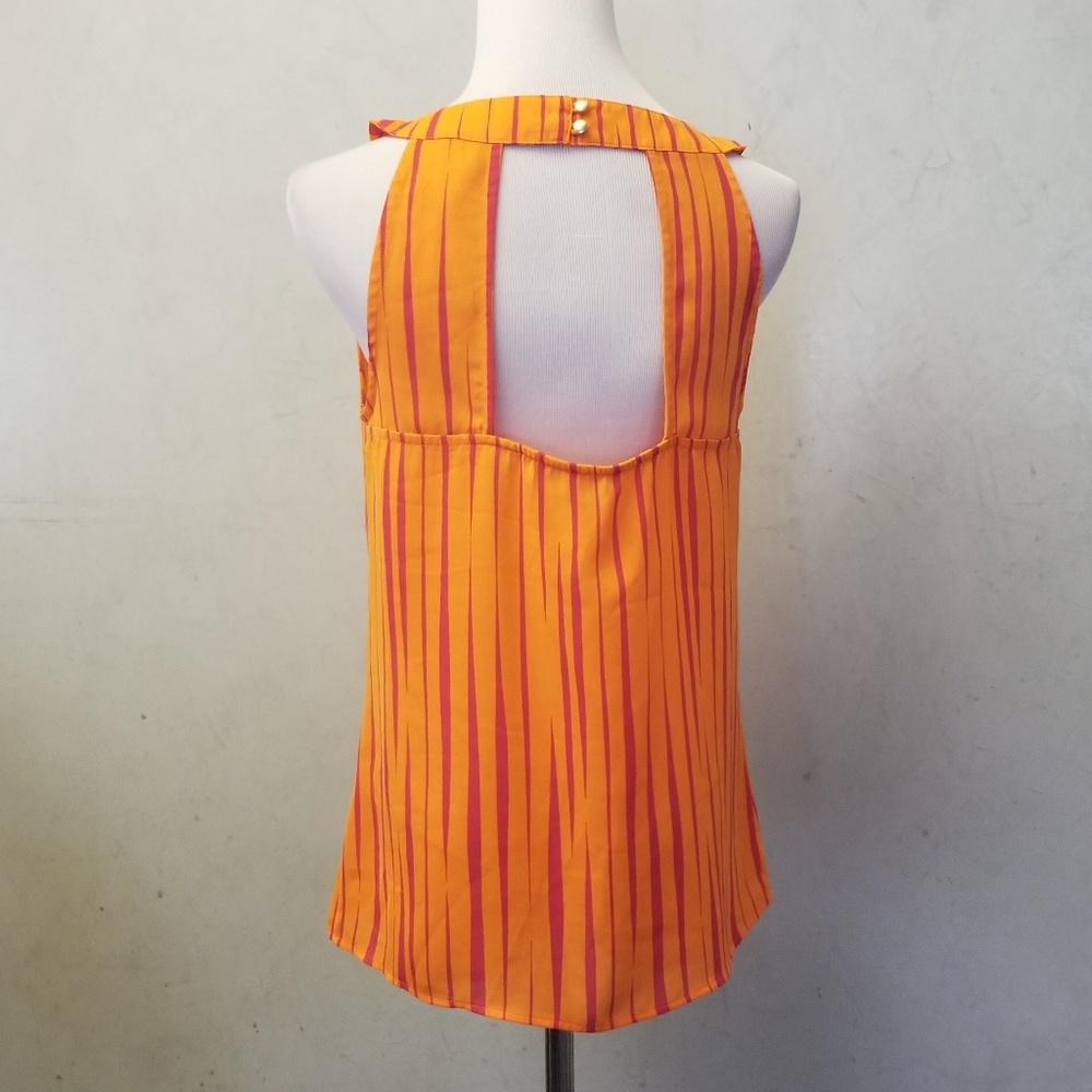 Banana Republic striped top open back women's size 4 (U25)